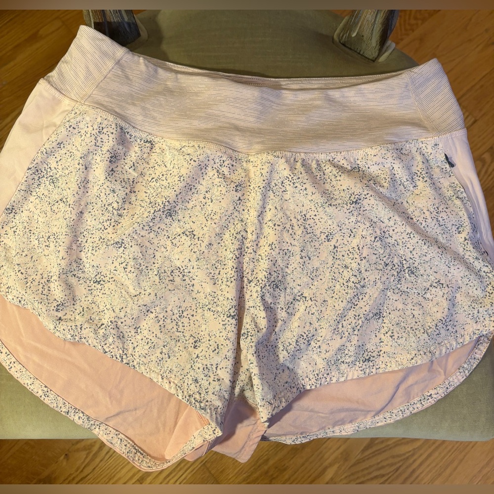 Outdoor Voices Lined Running Shorts Large Pink
